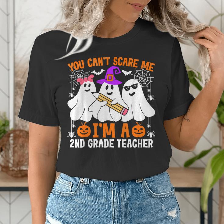 You Can't Scare Me I'm A 2nd Grade Teacher Halloween Women's T-Shirt, 2nd Grade Teacher Shirts, funny gift You Can't Scare Me I'm A 2nd Grade Teacher Halloween Women's T-Shirt, 2nd Grade Teacher Shirts, funny gift