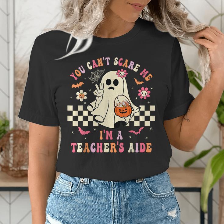 You Can't Scare Me I'm A School Teacher's Aide Halloween Women's T-Shirt, funny gift You Can't Scare Me I'm A School Teacher's Aide Halloween Women's T-Shirt, funny gift