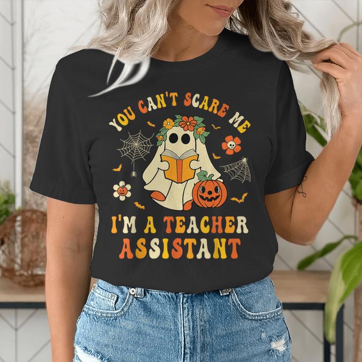 You Can't Scare Me I'm A School Teachers Assistant Halloween Women's T-Shirt, funny gift You Can't Scare Me I'm A School Teachers Assistant Halloween Women's T-Shirt, funny gift