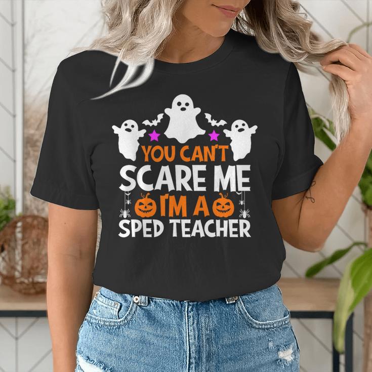 You Can't Scare Me I'm A SPED Teacher Shirt Halloween For Men Women Women's T-Shirt, funny gift You Can't Scare Me I'm A SPED Teacher Shirt Halloween For Men Women Women's T-Shirt, funny gift