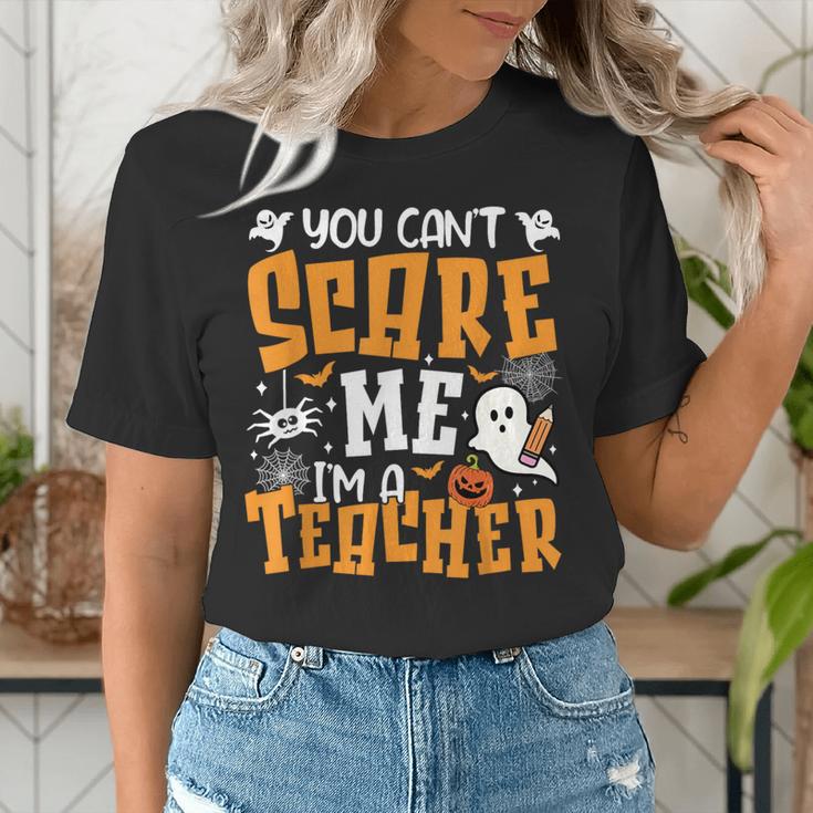 You Can't Scare Me I'm A Teacher Halloween Spooky Season Women's T-Shirt, funny gift You Can't Scare Me I'm A Teacher Halloween Spooky Season Women's T-Shirt, funny gift