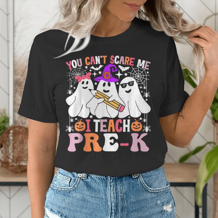 You Can't Scare Me I Teach Pre-k Halloween Teacher Women's T-Shirt, funny gift You Can't Scare Me I Teach Pre-k Halloween Teacher Women's T-Shirt, funny gift