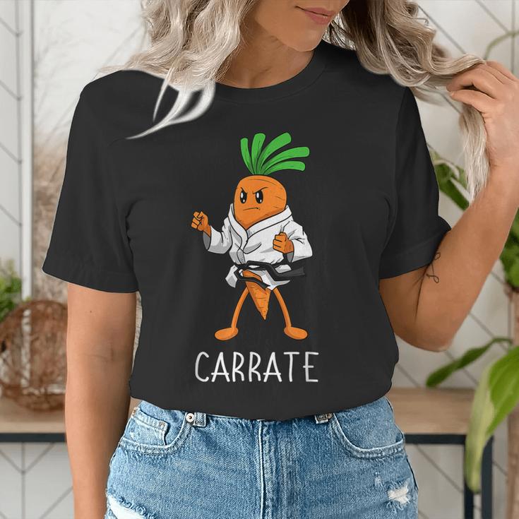 Carrate Karate Carrot Student Teacher Trainee Trainor Women's T-Shirt, funny gift