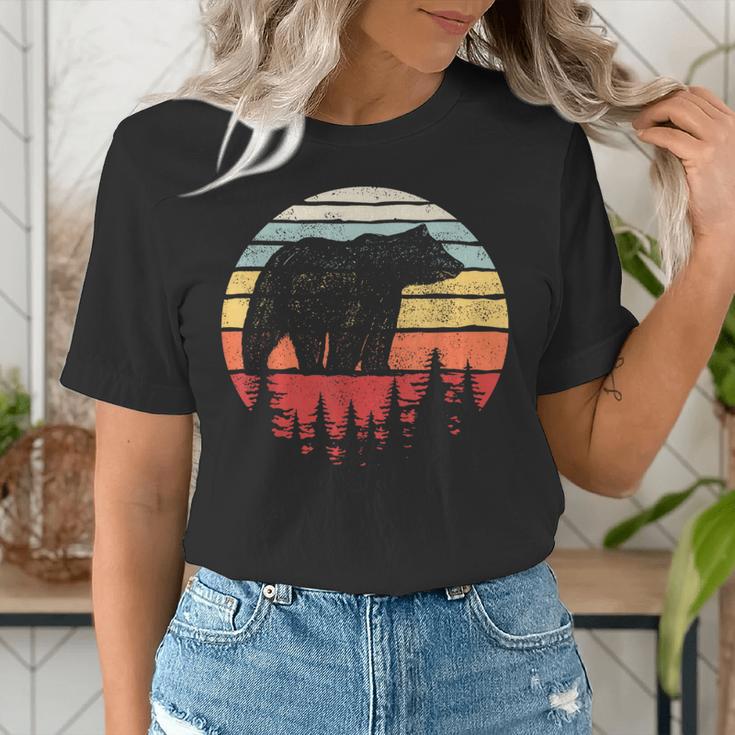 Catch Some Rays Vintage Retro Grizzly Bear Women's T-Shirt, funny gift