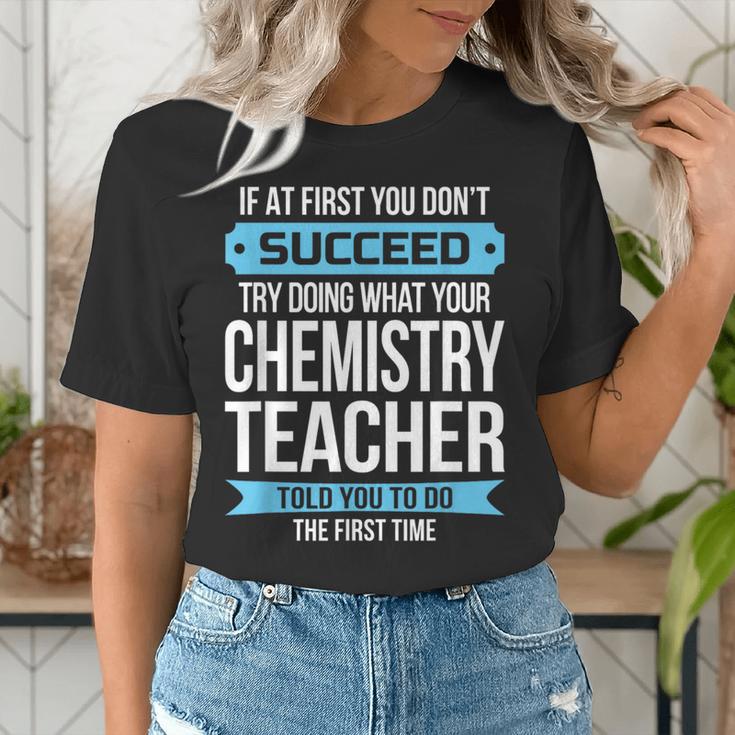 Chemistry Teacher Appreciation Men Women T-Shirt Women's T-Shirt, funny gift