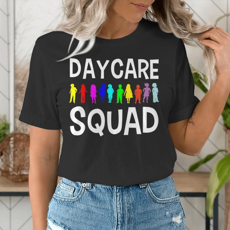 Childcare Daycare Squad Daycare Teacher Men Women Women's T-Shirt, funny gift Childcare Daycare Squad Daycare Teacher Men Women Women's T-Shirt, funny gift