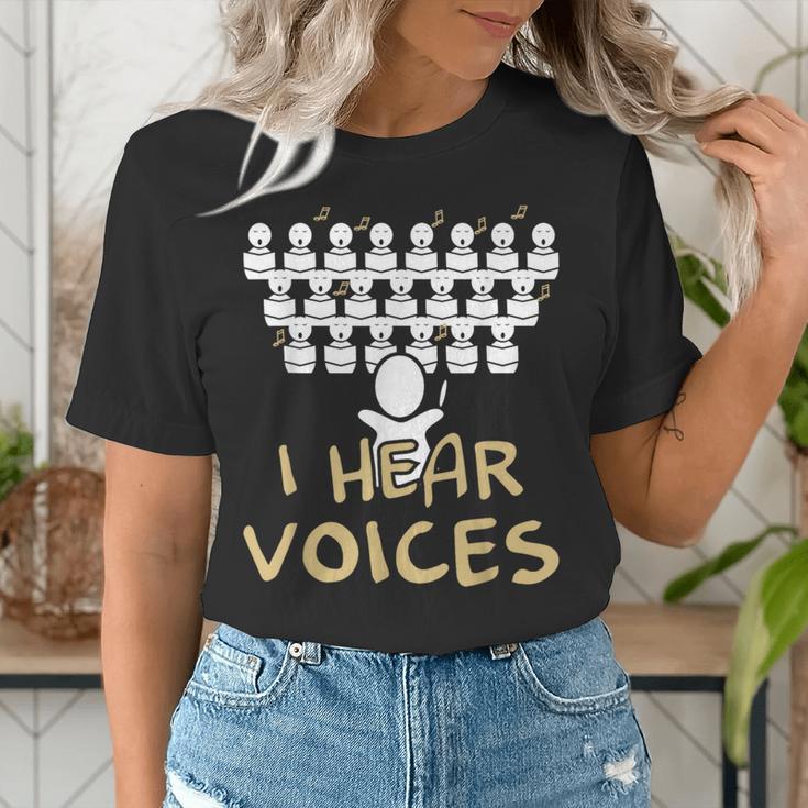 Choir Teacher Shirt I Hear Voices Chorister Tee Women's T-Shirt, funny gift Choir Teacher Shirt I Hear Voices Chorister Tee Women's T-Shirt, funny gift