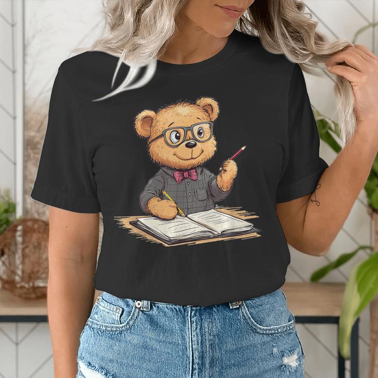 Classroom Fun With Teddy Bear Teacher Women's T-Shirt, funny gift