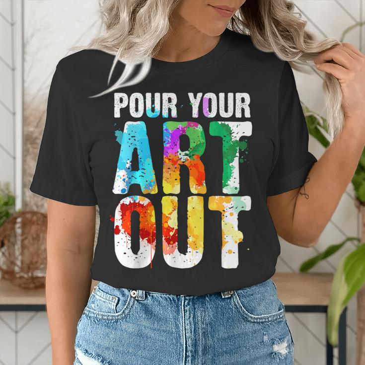Cool Artist For Men Women Painter Art Teacher Paint Artists Women's T-Shirt, funny gift
