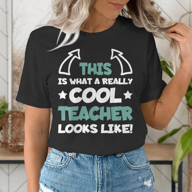 Cool Teacher Saying Teaching Student Men Women Women's T-Shirt, funny gift Cool Teacher Saying Teaching Student Men Women Women's T-Shirt, funny gift