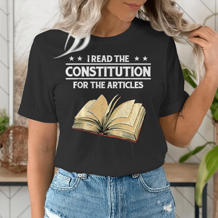 Cool History Teacher Read The Constitution For The Articles Women's T-Shirt, History Teacher Shirts, funny gift Cool History Teacher Read The Constitution For The Articles Women's T-Shirt, History Teacher Shirts, funny gift