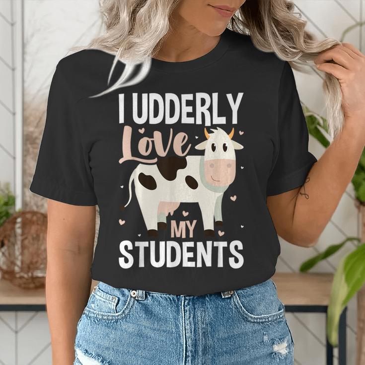 Cow Teacher Lover Women's T-Shirt, funny gift
