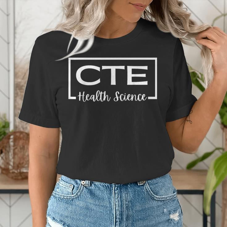 CTE Career And Technical Education -Adults CTE Teacher Health Theme Small Short Sleeve Women's T-Shirt, funny gift