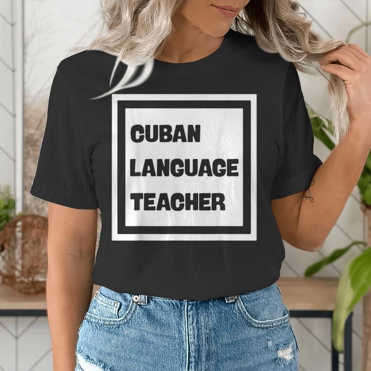 Cuban Language Teacher Women's T-Shirt, funny gift