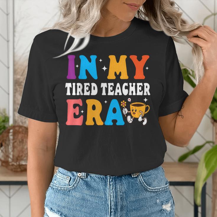 Cute Coffee Glass Face Happy Day In My Tired Teacher ERA For Men Women Women's T-Shirt, funny gift Cute Coffee Glass Face Happy Day In My Tired Teacher ERA For Men Women Women's T-Shirt, funny gift