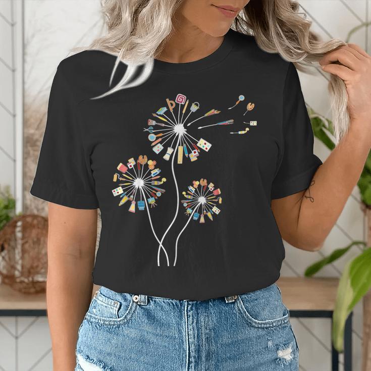 Dandelion Art Shirt For Artist Or Art Teacher Creative Art Women's T-Shirt, funny gift Dandelion Art Shirt For Artist Or Art Teacher Creative Art Women's T-Shirt, funny gift