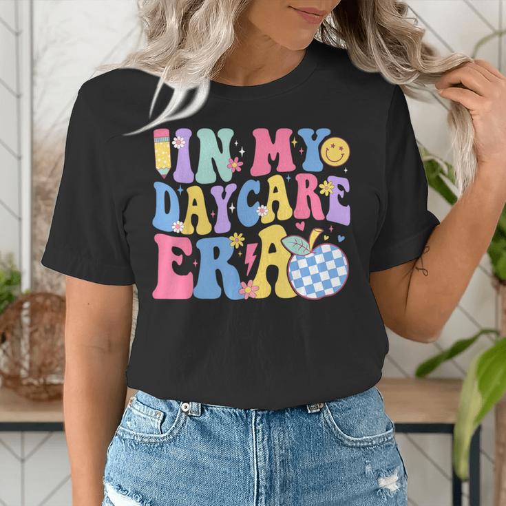In My Daycare Era Groovy Teacher Daycare First Day Of School Women's T-Shirt, Groovy Teacher Shirts, funny gift In My Daycare Era Groovy Teacher Daycare First Day Of School Women's T-Shirt, Groovy Teacher Shirts, funny gift