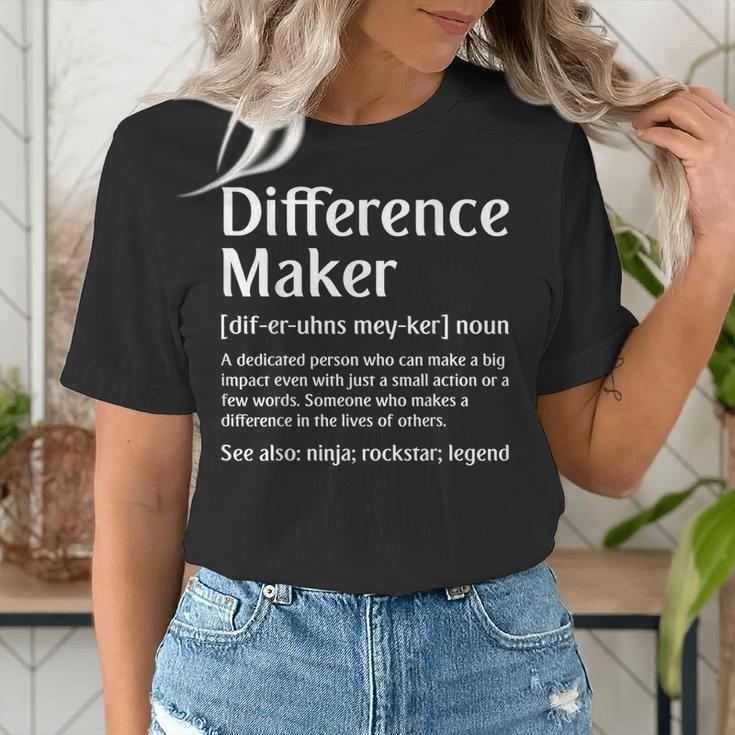 Difference Maker Definition Vintage Teachers Mom Boss Women Women's T-Shirt, funny gift Difference Maker Definition Vintage Teachers Mom Boss Women Women's T-Shirt, funny gift