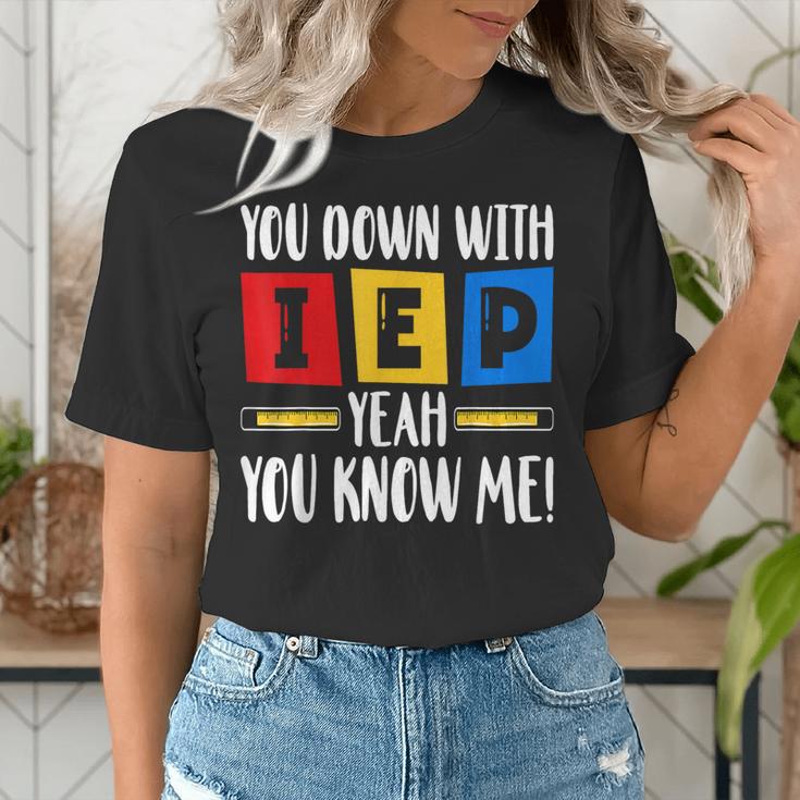 You Down With IEP Yeah You Know Me SPED Teacher Women's T-Shirt, funny gift You Down With IEP Yeah You Know Me SPED Teacher Women's T-Shirt, funny gift