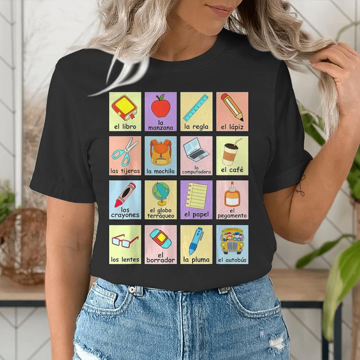 Dual Language Crew Bilingual Spanish Teacher Back To School For Men Women Women's T-Shirt, funny gift Dual Language Crew Bilingual Spanish Teacher Back To School For Men Women Women's T-Shirt, funny gift