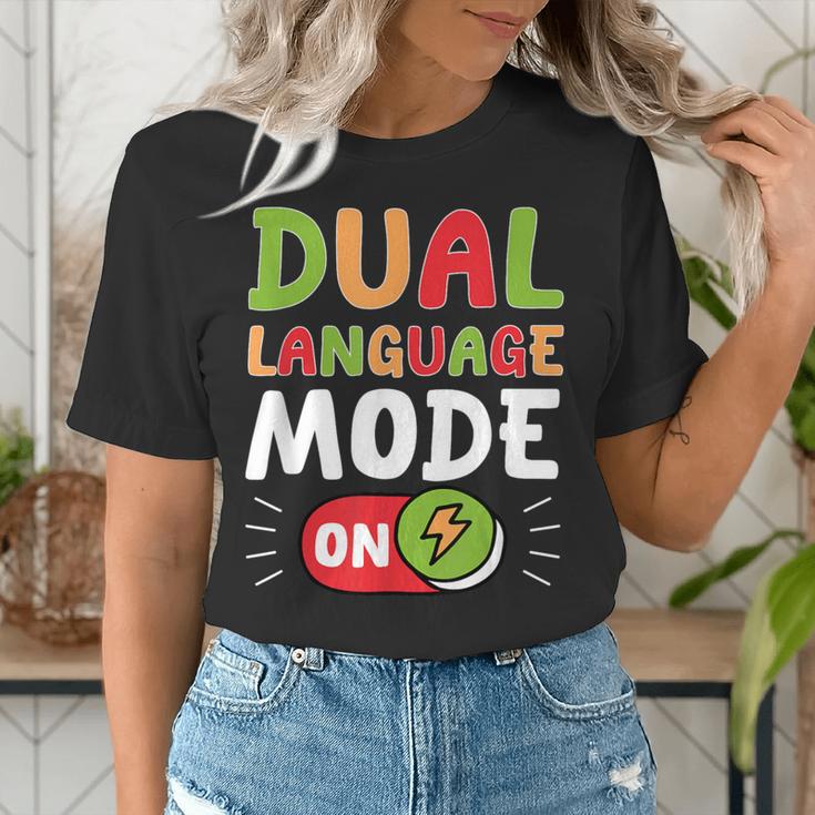 Dual Language Teacher Bilingual Teacher Women's T-Shirt, funny gift