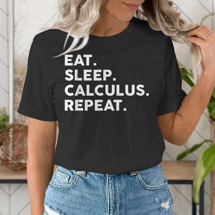 Eat Sleep Calculus Repeat Mathematics Math Teacher Women's T-Shirt, funny gift Eat Sleep Calculus Repeat Mathematics Math Teacher Women's T-Shirt, funny gift
