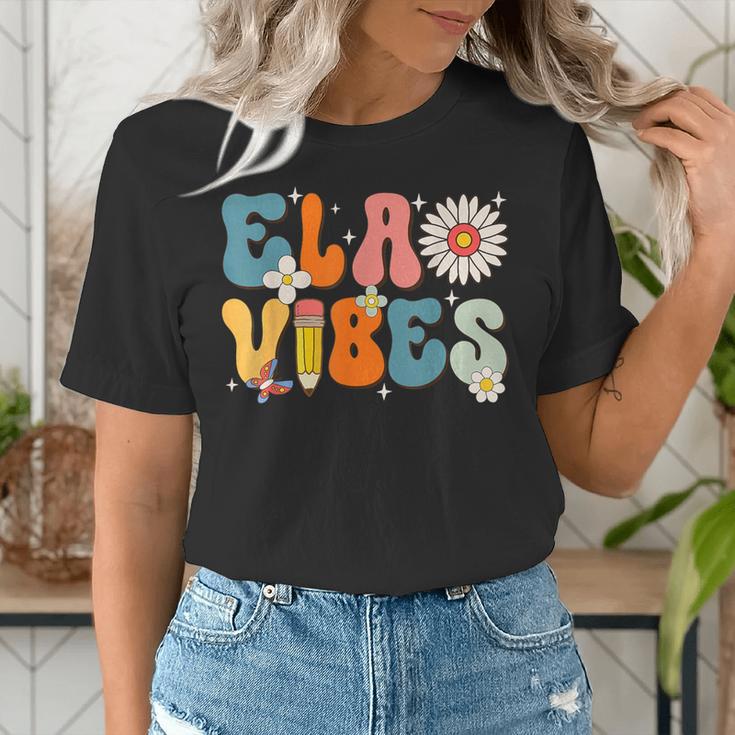 English Teacher Ela Vibes Teacher Kids First Day Of School Women's T-Shirt, English Teacher Shirts, funny gift English Teacher Ela Vibes Teacher Kids First Day Of School Women's T-Shirt, English Teacher Shirts, funny gift