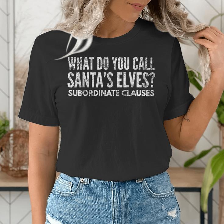 English Teacher About Grammar And Christmas Women's T-Shirt, English Teacher Shirts, funny gift English Teacher About Grammar And Christmas Women's T-Shirt, English Teacher Shirts, funny gift
