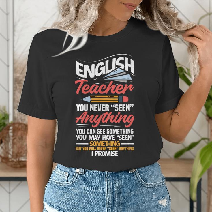 English Teacher Women's T-Shirt, English Teacher Shirts, funny gift