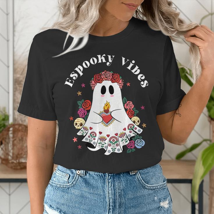 Espooky Vibes Maestra Halloween Spanish Mexican Teacher Women's T-Shirt, funny gift Espooky Vibes Maestra Halloween Spanish Mexican Teacher Women's T-Shirt, funny gift