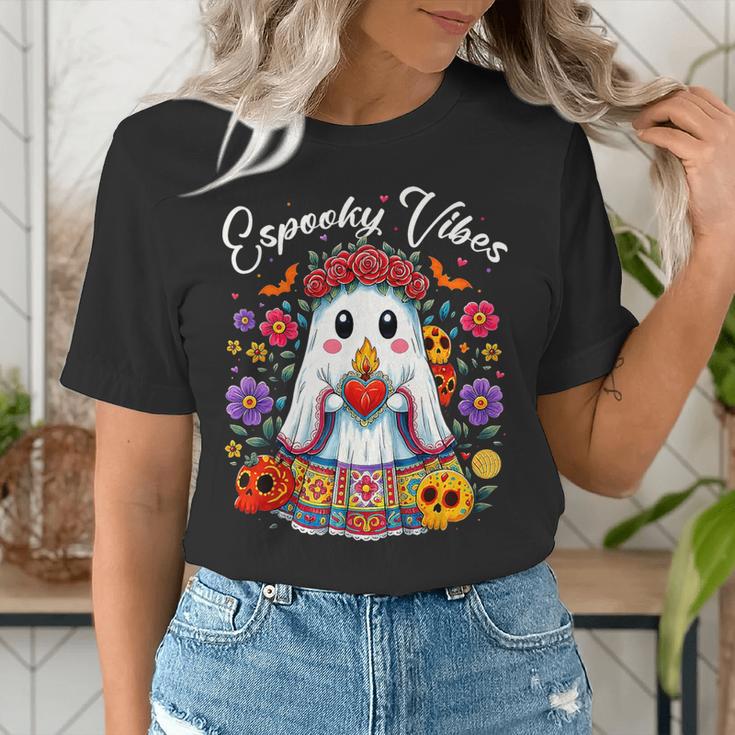 Espooky Vibes Maestra Halloween Spanish Mexican Teacher Women's T-Shirt, funny gift Espooky Vibes Maestra Halloween Spanish Mexican Teacher Women's T-Shirt, funny gift