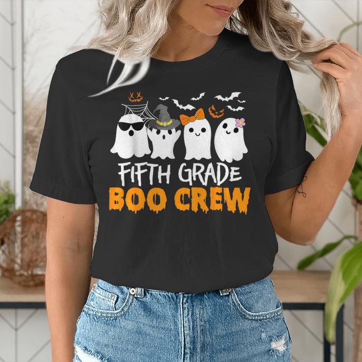 Fifth Grade Boo Crew Halloween Teacher Costume Women's T-Shirt, funny gift