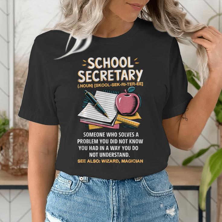 Front Office Teacher Admin Meaning School Secretary Women's T-Shirt, funny gift Front Office Teacher Admin Meaning School Secretary Women's T-Shirt, funny gift
