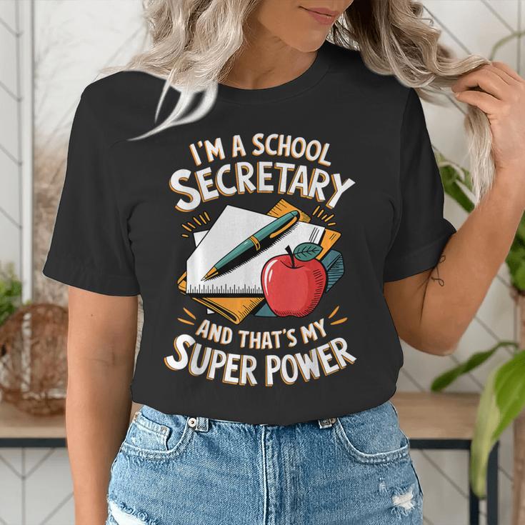 Front Office Teacher Admin Mother I'm A School Secretary Women's T-Shirt, funny gift