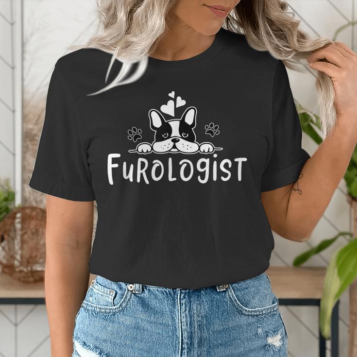 Furologist Puppy Stylist Cute Dog Groomer Men Women Women's T-Shirt, funny gift