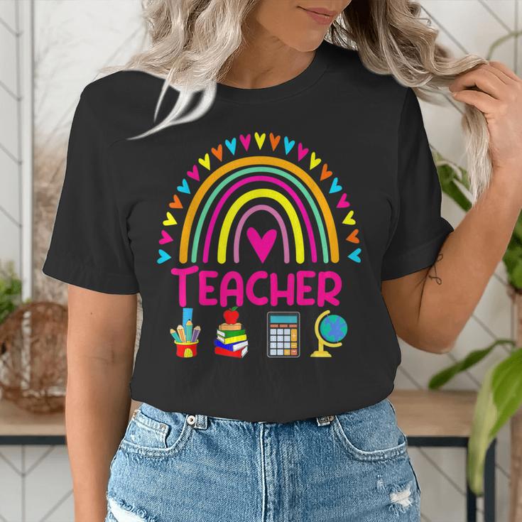 Future Kids Career Teacher Rainbow Boy Girl Graduations Women's T-Shirt, Future Teacher Shirts, funny gift Future Kids Career Teacher Rainbow Boy Girl Graduations Women's T-Shirt, Future Teacher Shirts, funny gift