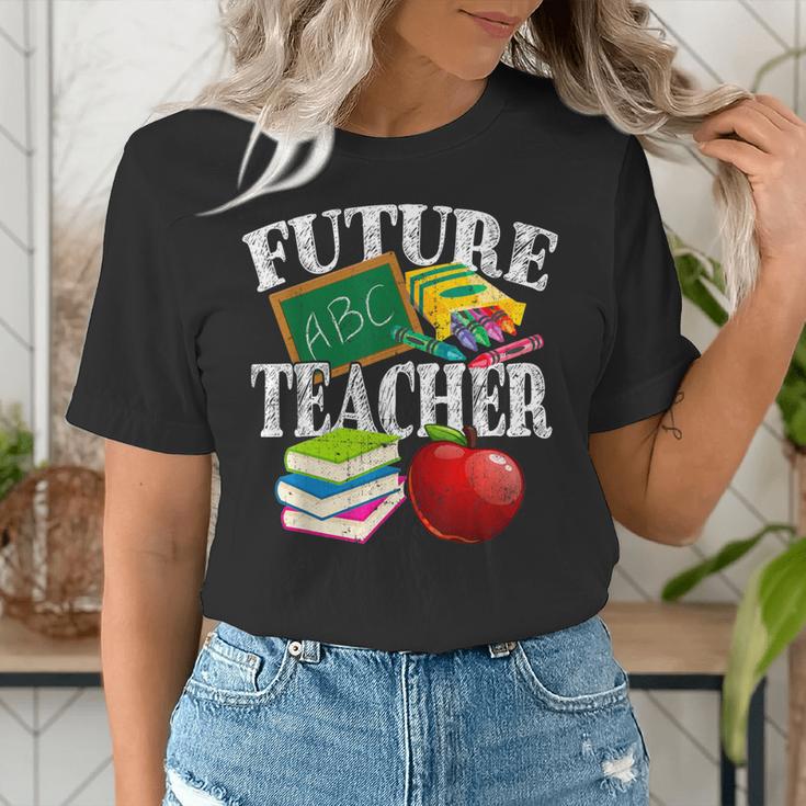 Future Teacher With Canyon And Book Teacher Men Women Girls Kids Women's T-Shirt, Future Teacher Shirts, funny gift