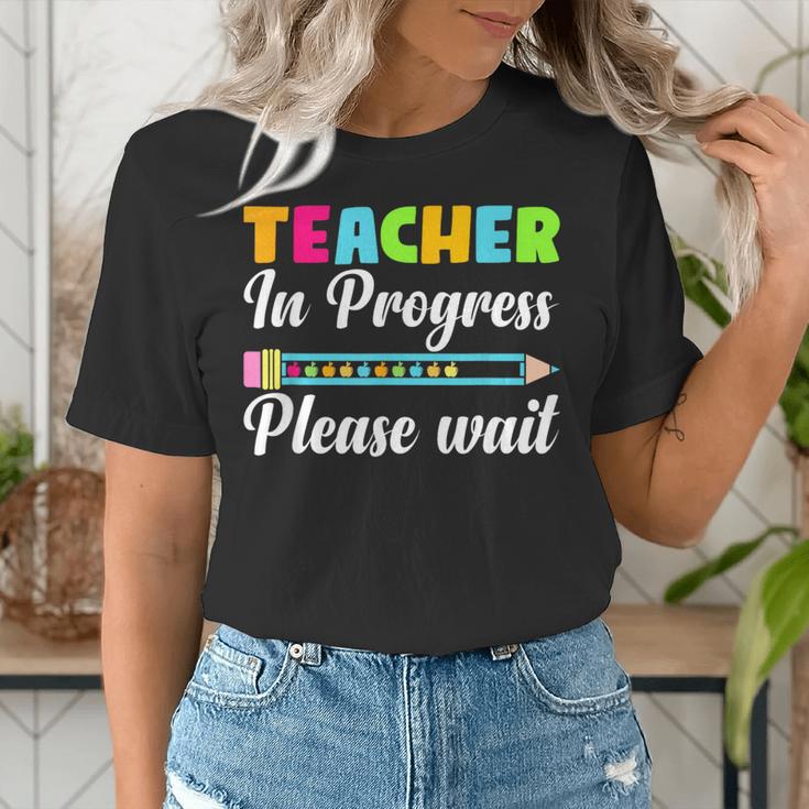 Future Teacher Cool Teacher In Progress Please Wait Women's T-Shirt, Future Teacher Shirts, funny gift Future Teacher Cool Teacher In Progress Please Wait Women's T-Shirt, Future Teacher Shirts, funny gift