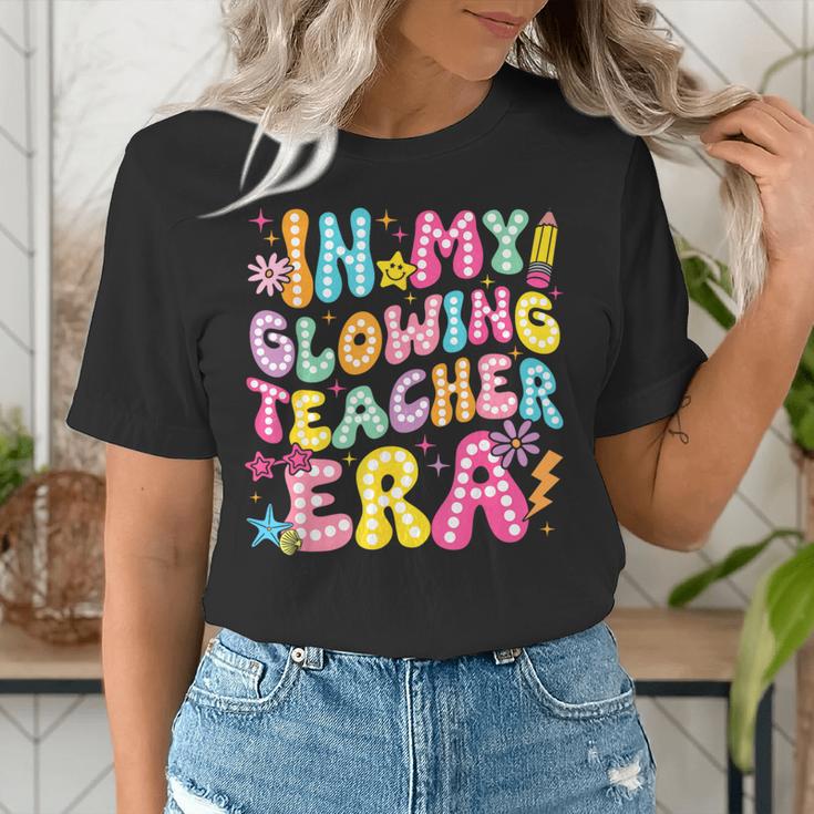 In My Glowing Teacher Era Teaching Back To School Women's T-Shirt, funny gift In My Glowing Teacher Era Teaching Back To School Women's T-Shirt, funny gift