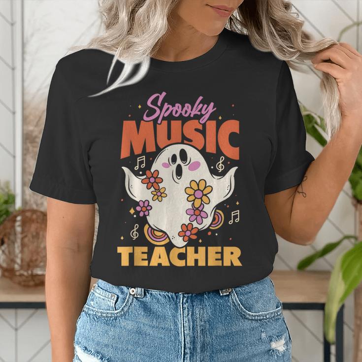 Groovy Faboolous Spooky Music Teacher Halloween Men Women Women's T-Shirt, Groovy Teacher Shirts, funny gift Groovy Faboolous Spooky Music Teacher Halloween Men Women Women's T-Shirt, Groovy Teacher Shirts, funny gift