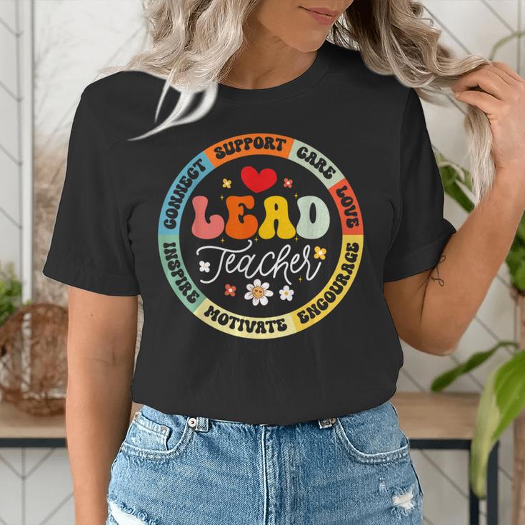 Groovy Lead Teacher Appreciation Back To School Women's T-Shirt, Groovy Teacher Shirts, funny gift Groovy Lead Teacher Appreciation Back To School Women's T-Shirt, Groovy Teacher Shirts, funny gift