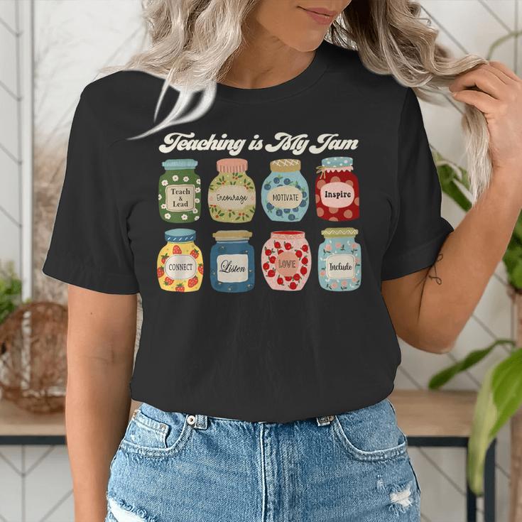 Groovy Teaching Is My Jam Teacher Appreciation Women's T-Shirt, Groovy Teacher Shirts, funny gift Groovy Teaching Is My Jam Teacher Appreciation Women's T-Shirt, Groovy Teacher Shirts, funny gift