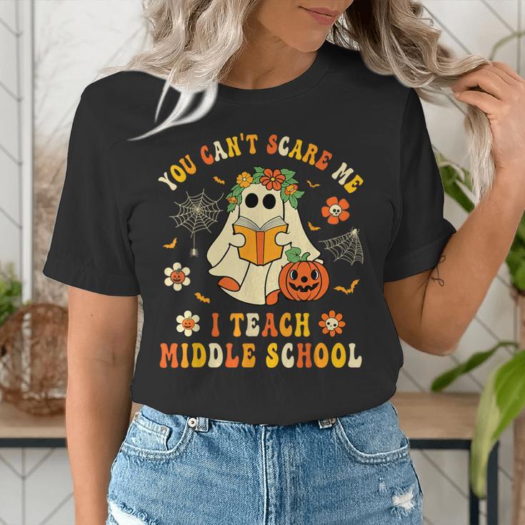 Halloween You Can't Scare Me I Teach Middle School Teacher Women's T-Shirt, funny gift Halloween You Can't Scare Me I Teach Middle School Teacher Women's T-Shirt, funny gift