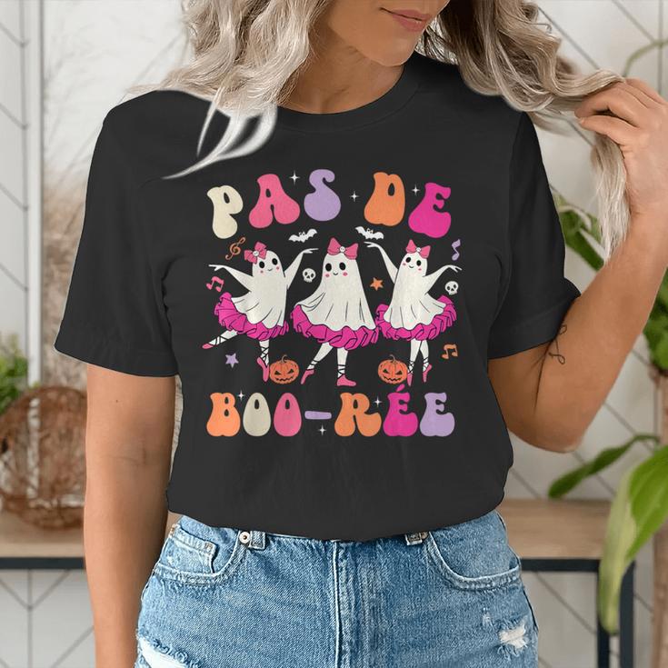 Halloween Dance Teacher Pas De Boo-Ree Ghost Ballet Dancer Women's T-Shirt, funny gift Halloween Dance Teacher Pas De Boo-Ree Ghost Ballet Dancer Women's T-Shirt, funny gift