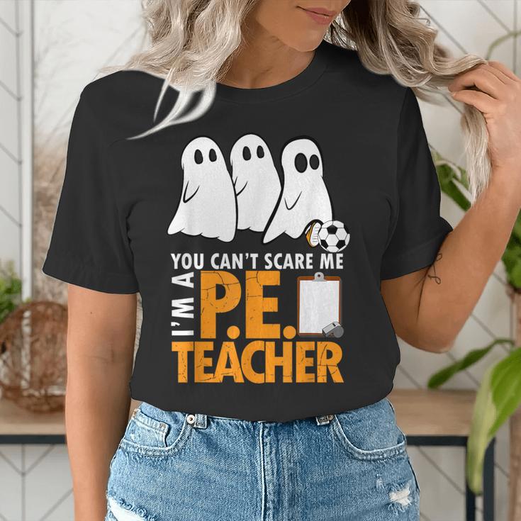 Halloween PE Teacher Shirt Can't Scare Me Women's T-Shirt, Pe Teacher Shirts, funny gift Halloween PE Teacher Shirt Can't Scare Me Women's T-Shirt, Pe Teacher Shirts, funny gift