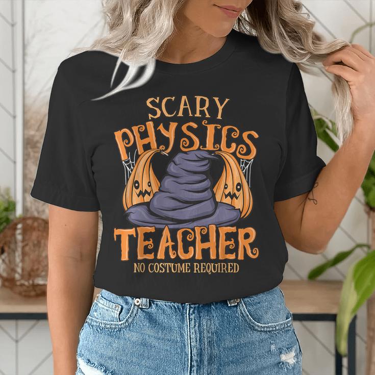 Halloween Scary Physics Teacher No Costume Required Women Women's T-Shirt, funny gift Halloween Scary Physics Teacher No Costume Required Women Women's T-Shirt, funny gift