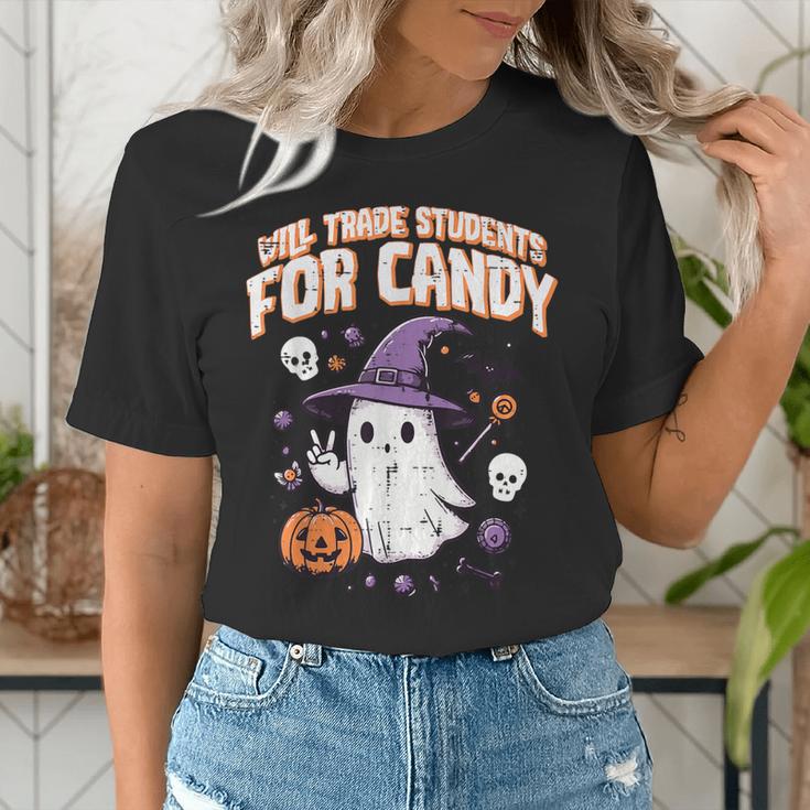 Halloween Teacher Trade Students For Candy Costume Women Women's T-Shirt, funny gift Halloween Teacher Trade Students For Candy Costume Women Women's T-Shirt, funny gift
