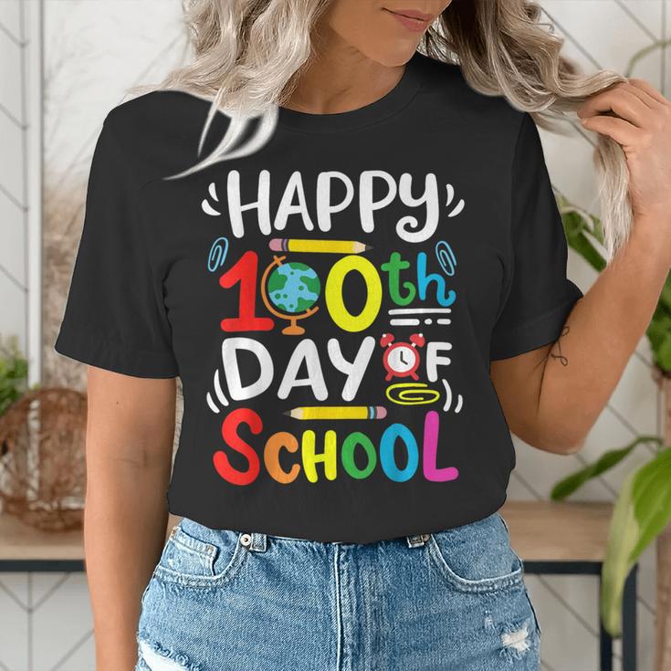 Happy 100th Day Of School 100 Days Of School Teacher Student Women's T-Shirt, funny gift Happy 100th Day Of School 100 Days Of School Teacher Student Women's T-Shirt, funny gift
