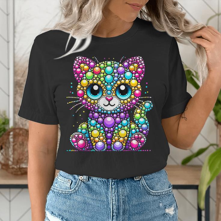 Happy Dot Day Colorful Polka Dot Cat Kitten Teachers Kids Women's T-Shirt, funny gift Happy Dot Day Colorful Polka Dot Cat Kitten Teachers Kids Women's T-Shirt, funny gift