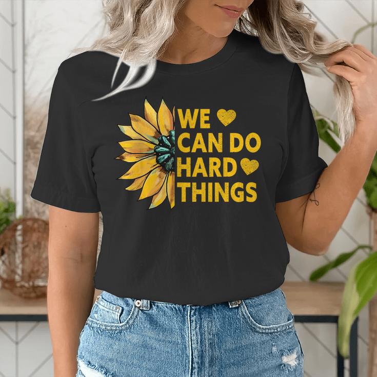 We Can Do Hard Things Kids Teacher Back To School Women's T-Shirt, funny gift